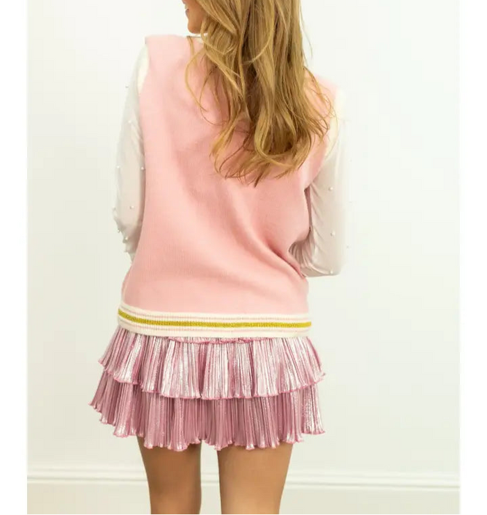 Sequin Nutcracker Sweater Vest