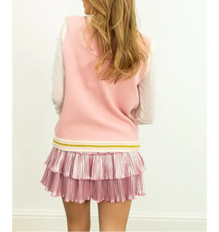 Sequin Nutcracker Sweater Vest