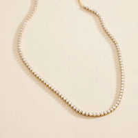 Rena Short Rhinestone Necklace