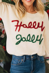 Tinsel Holly Jolly Sweater