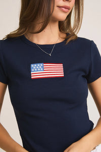 American Flag Tee