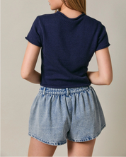 The Avery Button-Front Sweater Top