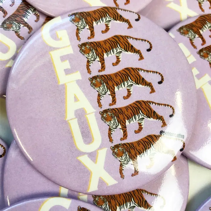 Geaux Large Button