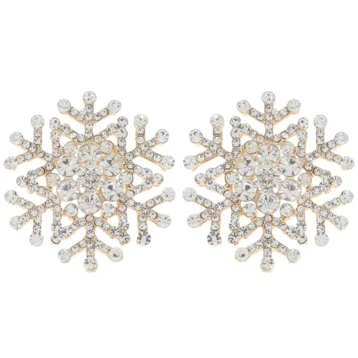 Crystal Snowflakes Earrings