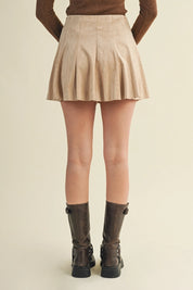 Sara Skort Beige