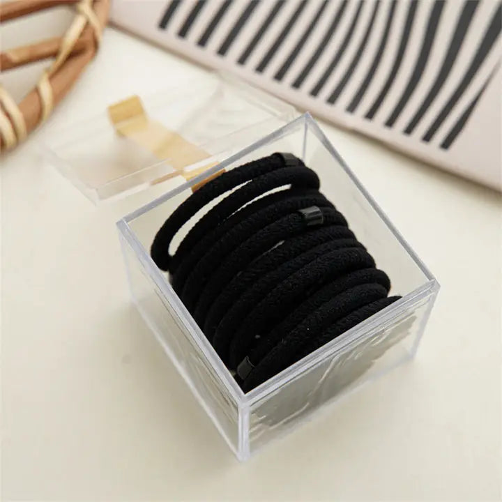 Black Braided Hair Band Box