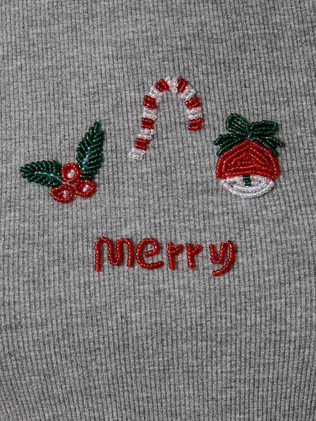 Merry Little Beaded Tee