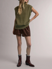 Mocha Moment Suede Shorts