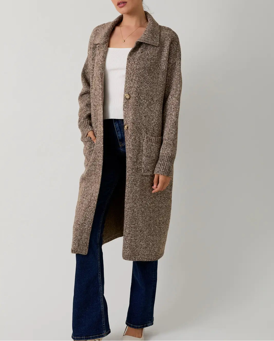 The Maxi Knit Cardigan