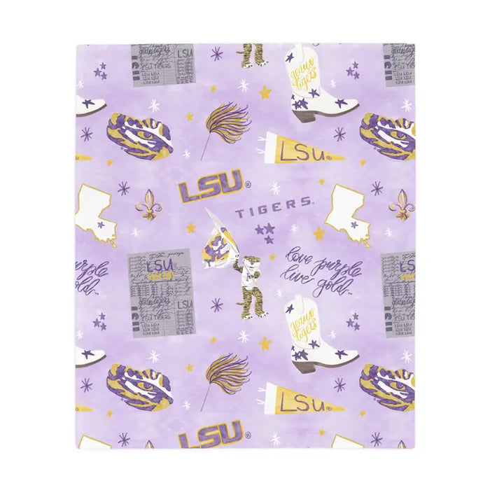 LSU Fleece Blanket