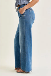 Judy Blue| HW Column Trouser Jeans Long