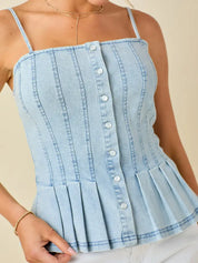 Candice Denim Top