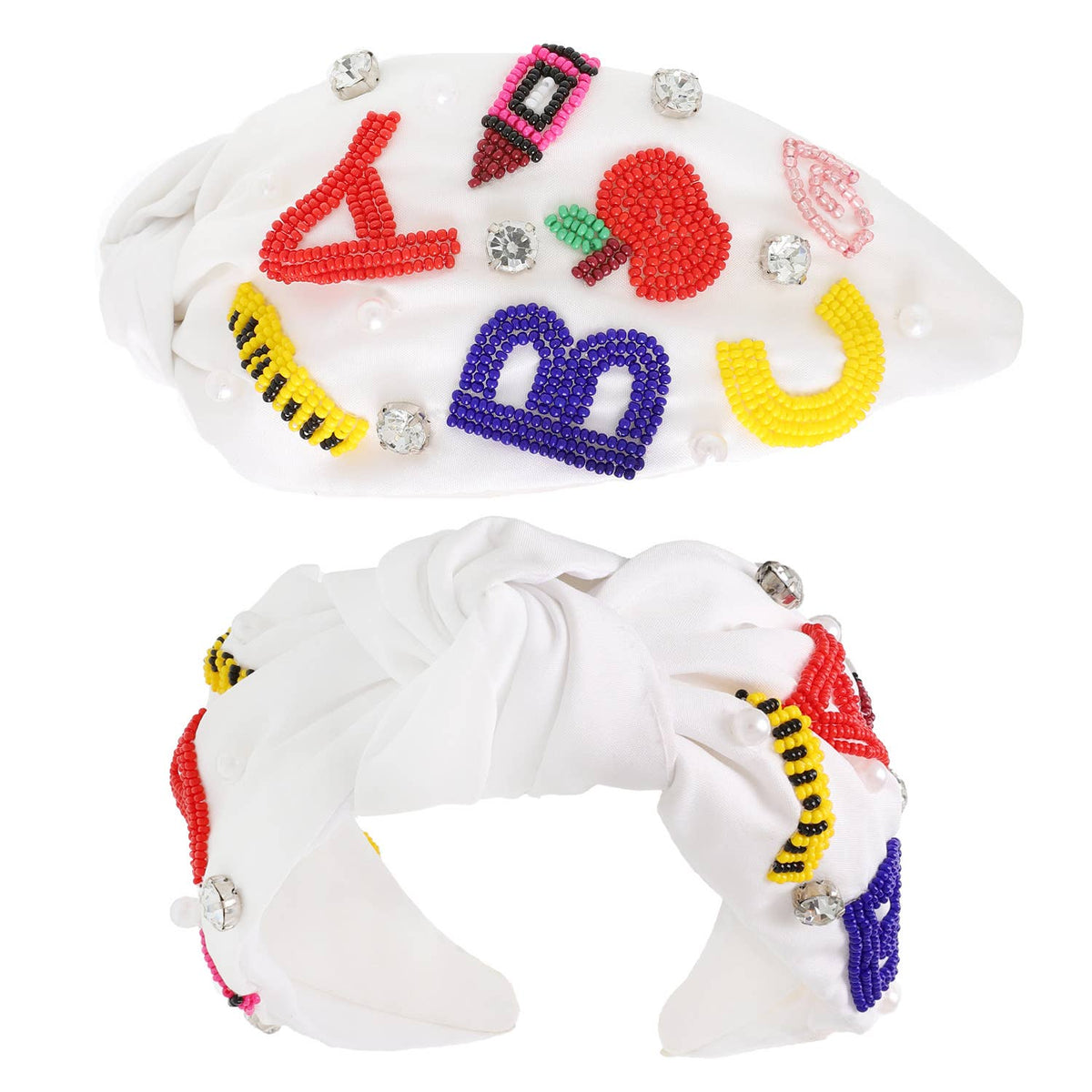 Teacher ABC Black Headband