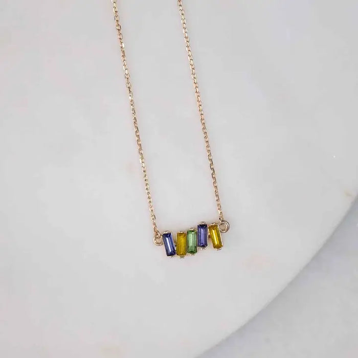 Krewe Baguette Necklace