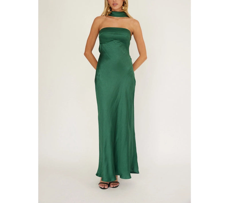 Karina Maxi Dress Forest Green