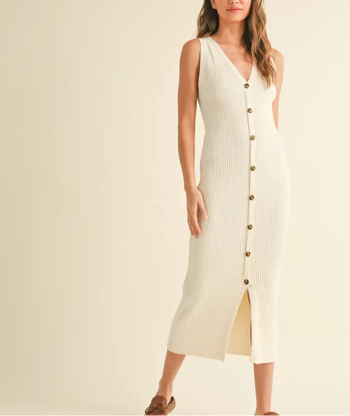 Brittany Button Dress