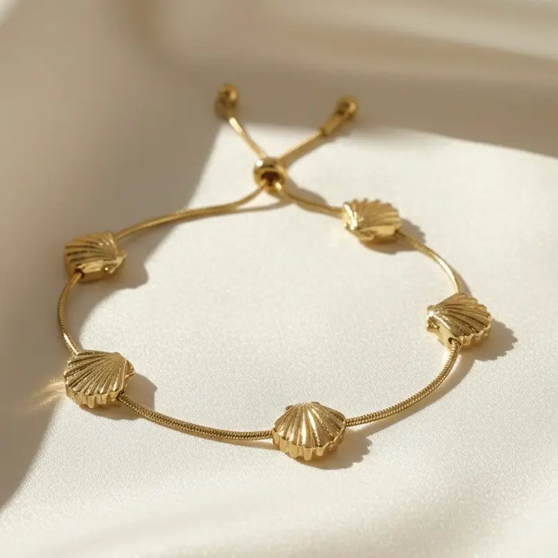 Seashell Charm Bracelet