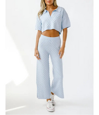 Dana Diamond Knit Set