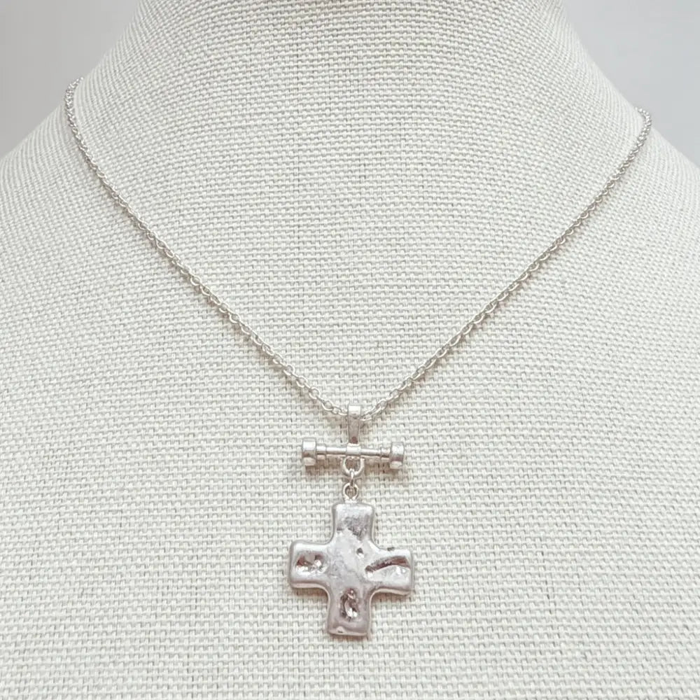 The Faithfully Yours Necklace Silver