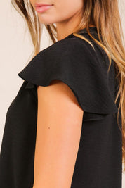 The Audrey Flutter Top