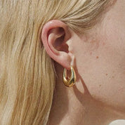 Quinn Hoop Earring Gold