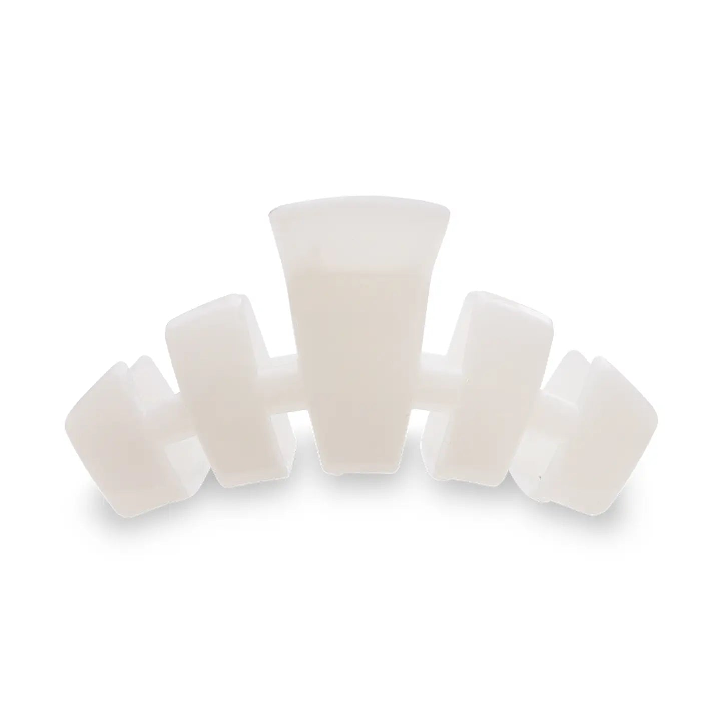 Medium Classic Hair Clip Coconut White