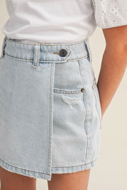 Sunny Day Tween Denim Skort