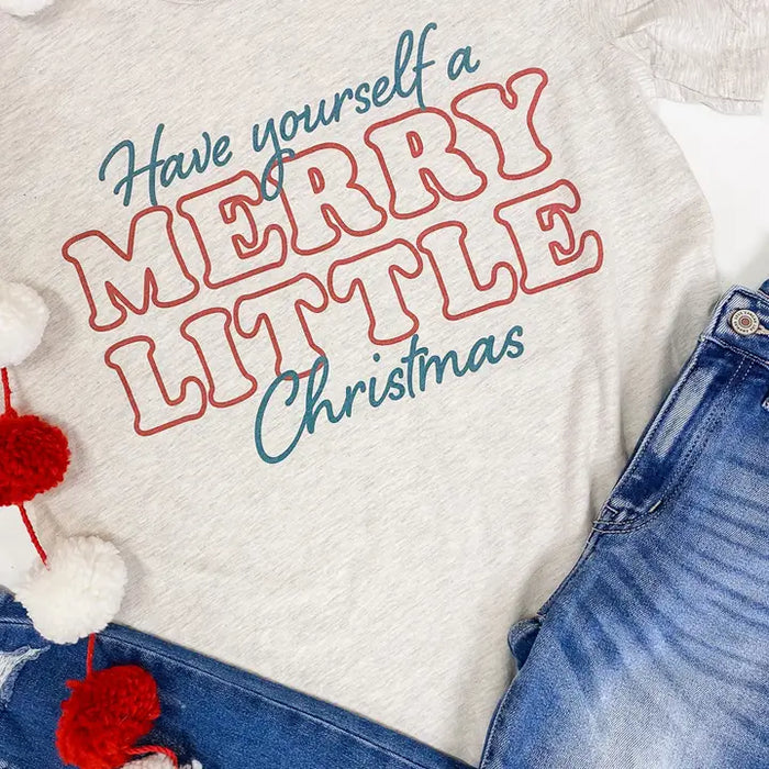 Merry Little Christmas Graphic Tee