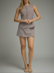 The Charlotte Gingham Romper