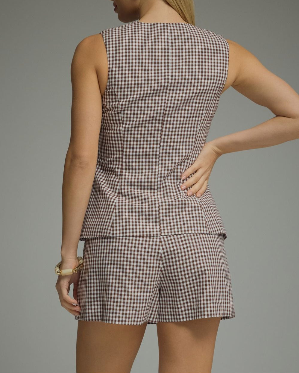 The Charlotte Gingham Romper
