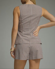 The Charlotte Gingham Romper