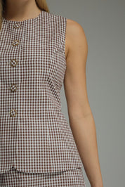 The Charlotte Gingham Romper