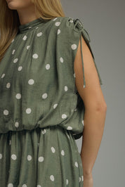 The Olive Blossom Dress