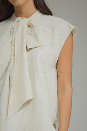 The Polished Bow Blouse