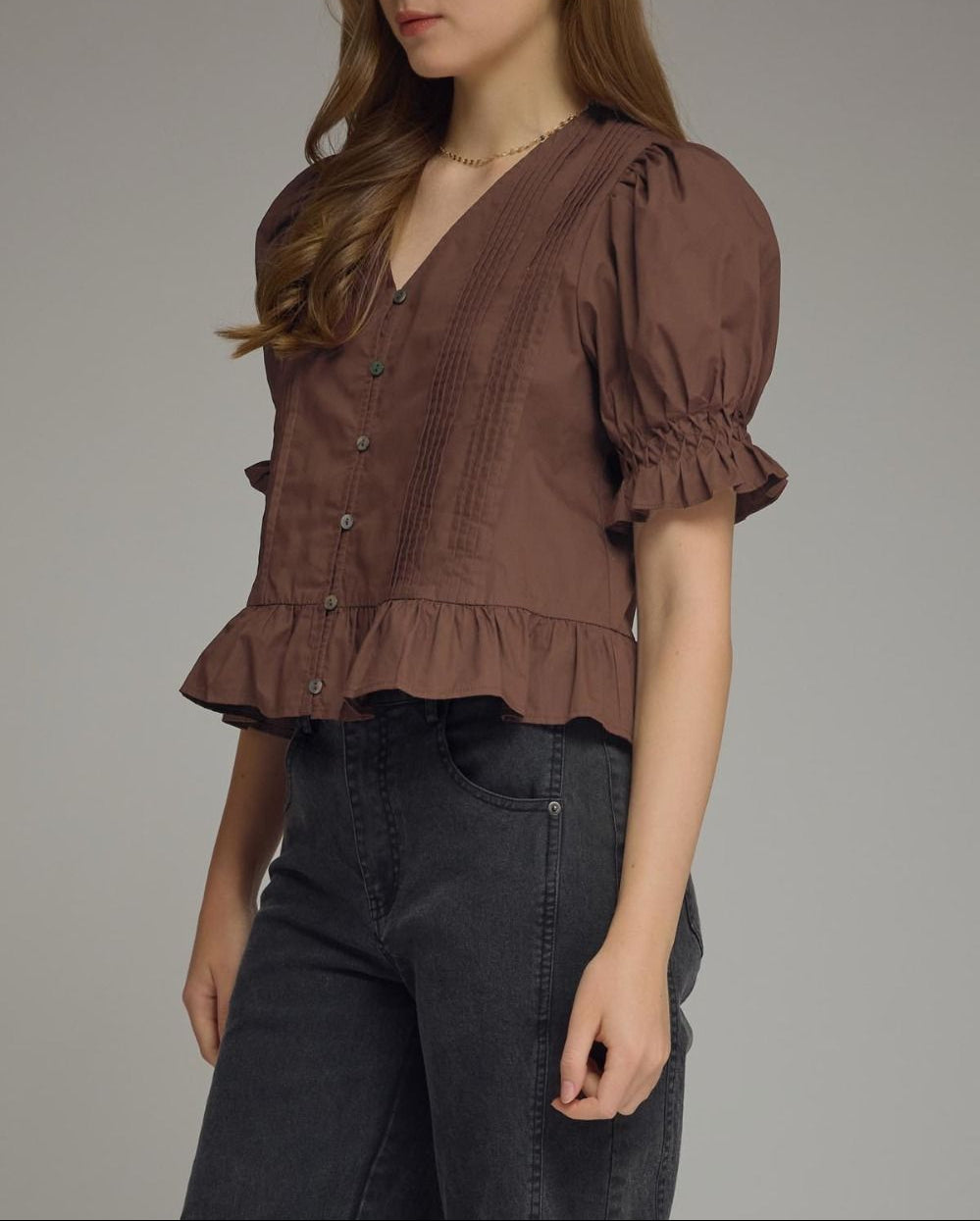 Cocoa Charm Blouse