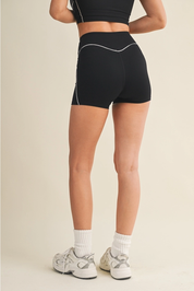 The Sculpt Biker Shorts Black