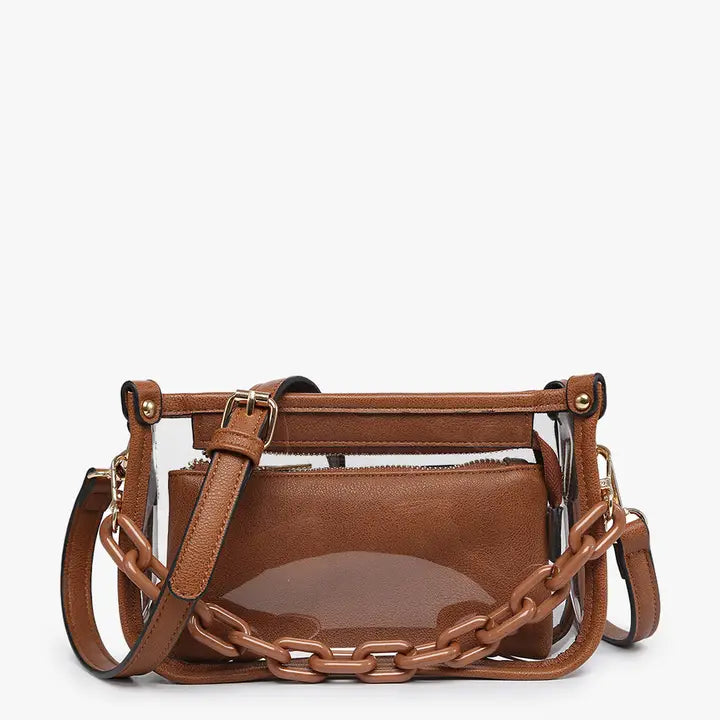 Jessica Clear Crossbody Bag