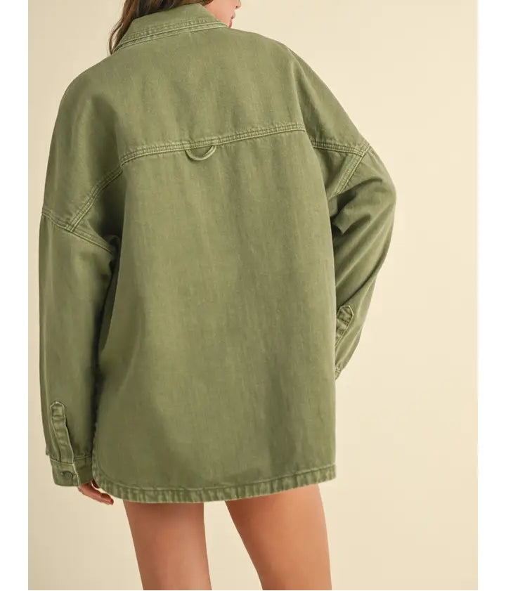 Jane Denim Shacket
