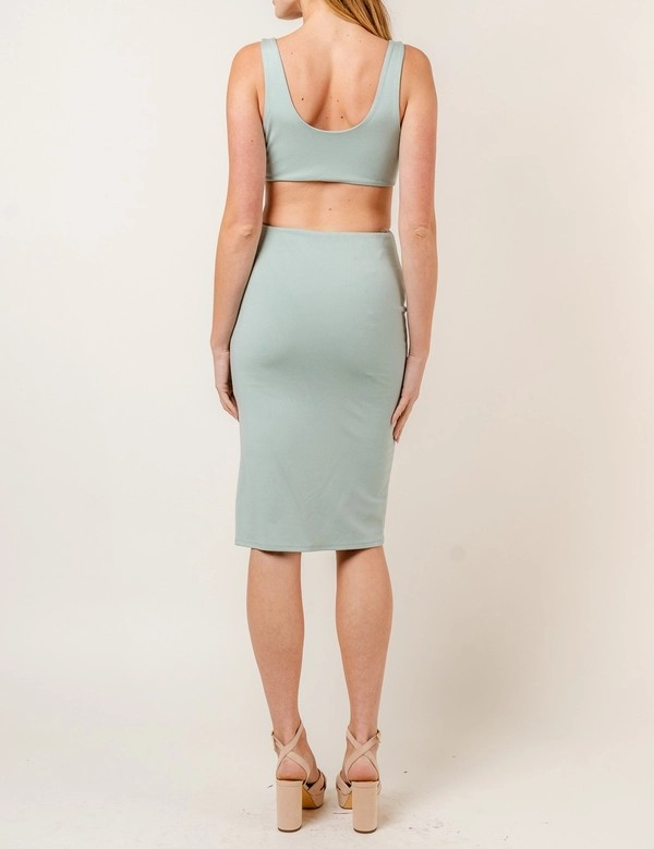 Hailey Cut Out Midi Dress