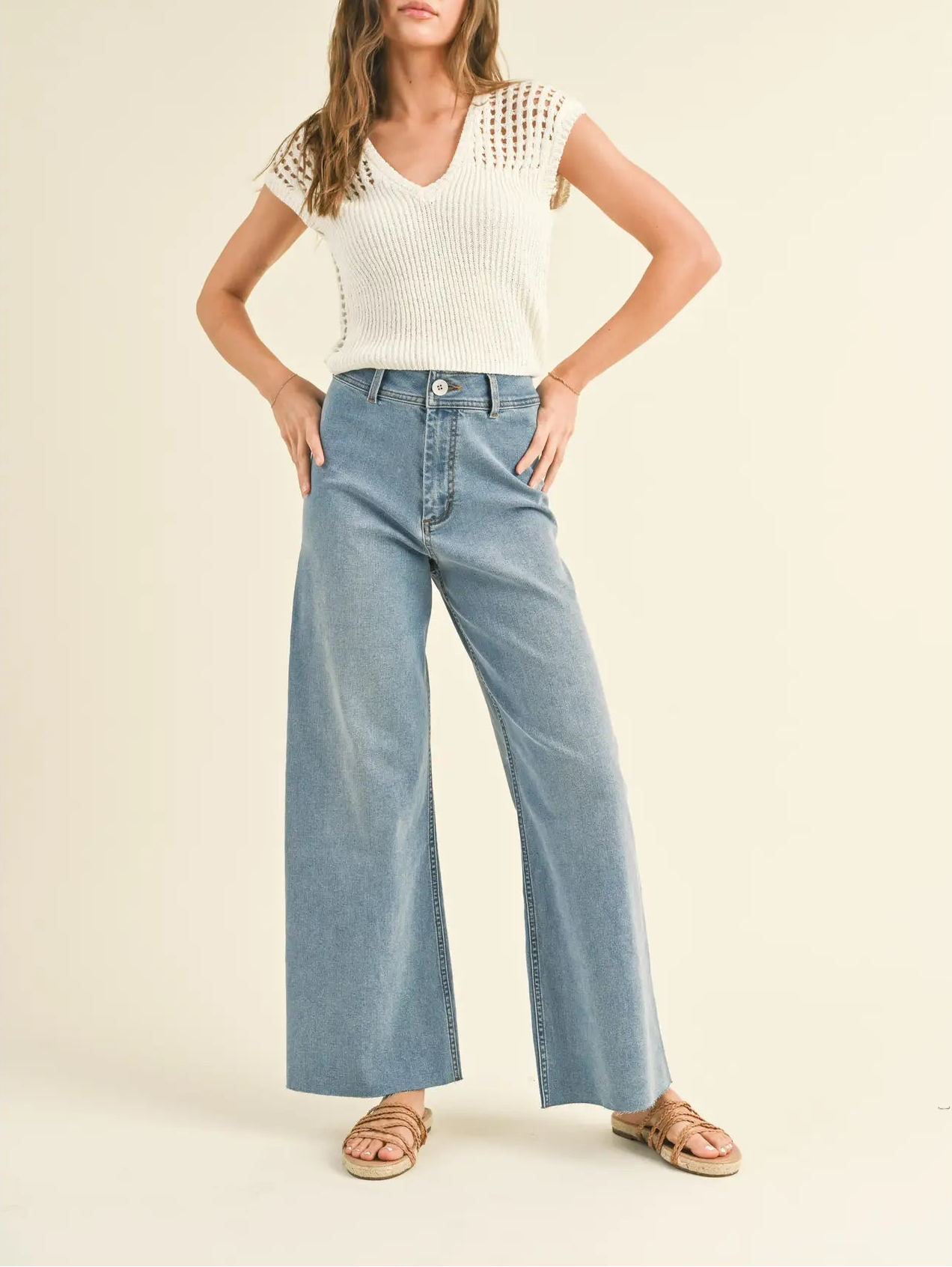 The Jordan Wide Leg Jean