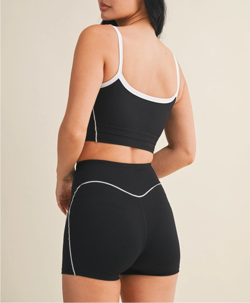 The Sculpt Tank Top Black