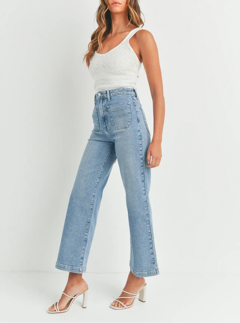 Meredith Wide Leg Jeans