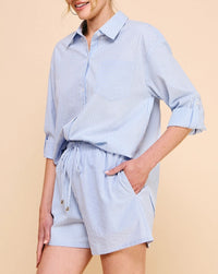 Addison Stripped Button Up