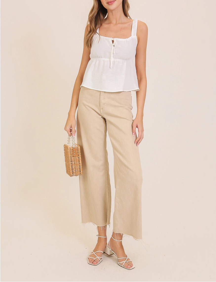 Gentle Flow White Tank