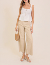 Gentle Flow White Tank