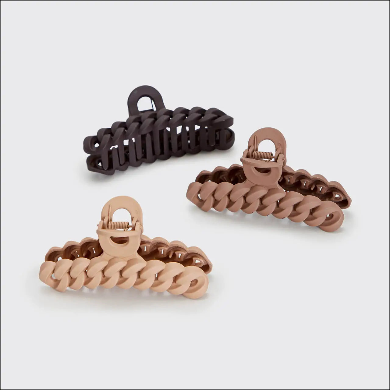 Chain Claw Clip 3pc Set