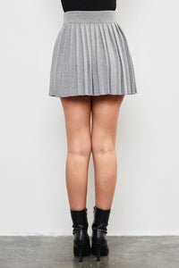 Paige Pleated Knit Skirt