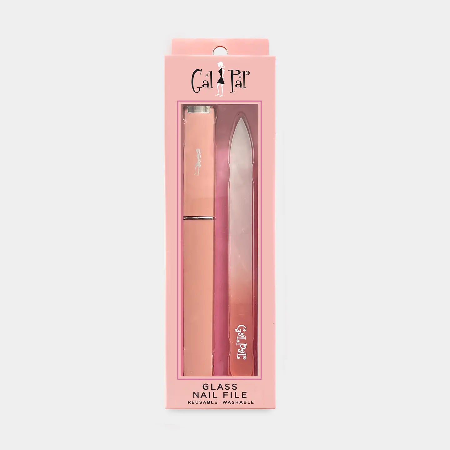 Glass Nail File with Storage Case