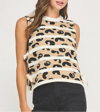 Alara Leopard Top
