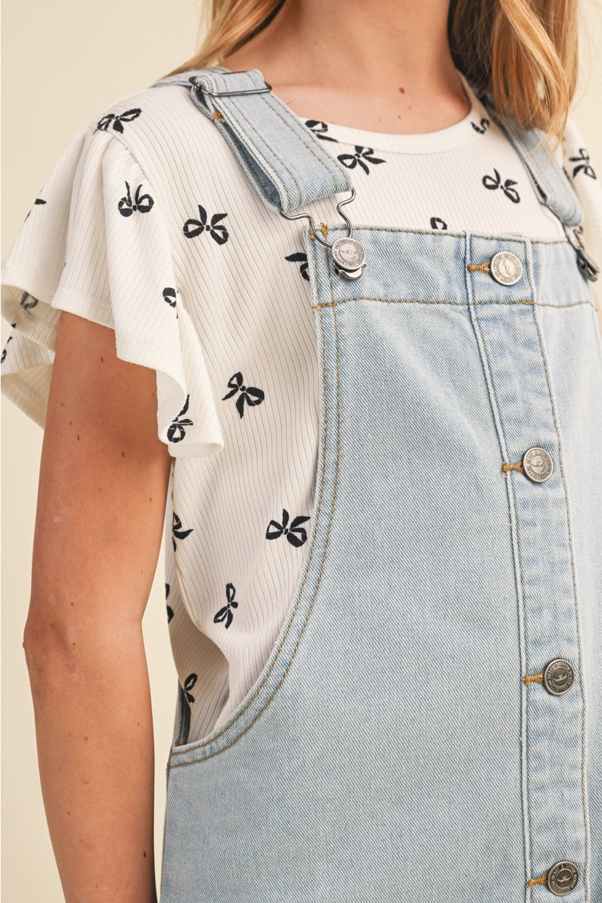 Tween Darling Overall Dress